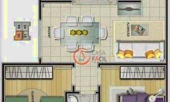 Imagem 4: Apartamento com 2 dormitórios à venda, 47 m² por R$ 314.000,00 - Jardim Lallo - São Paulo