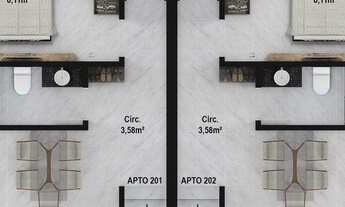 Imagem 7: Apartamento 2 quartos com 1 suíte Bairro Santa Regina Itajaí