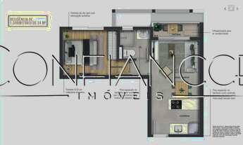 Imagem 6: Apartamento á Venda 2 Quartos, 1 Suíte e 1 Vaga de Garagem