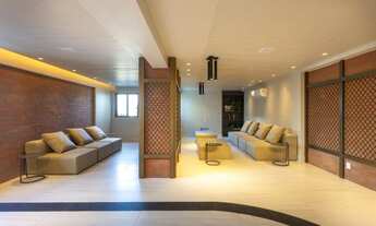 Imagem 7: Apartamento com varanda e área de lazer completa a poucos metros da Vila Olímpica no Bairr