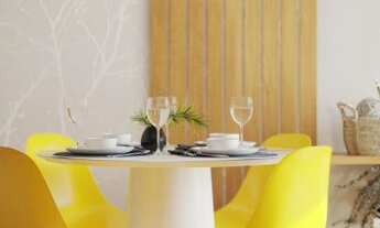 Imagem 2: Apartamento na planta com varanda 2 dormitórios sendo 1 Suíte