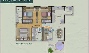 Imagem 4: Cobertura 3 quartos, suite, 2 vagas, elevador à venda, 156 m² por R$ 1.244.357 - Dona Clar