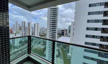 Imagem 4: Prédio novo 2 quartos suíte varanda e 2 ar condicionados e móveis planejados em Boa Viagem