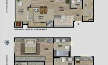 Imagem 3: Apartamento com 3 Dormitorio(s) localizado(a) no bairro Nossa Senhora de Lourdes em Caxias