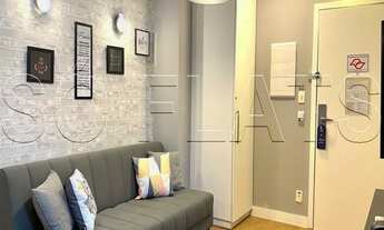 Imagem 6: Apto com serviços no Campo Belo, 01 dormitório e escritório reversível para segundo dormit