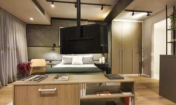 Imagem 2: Studio no Centro do Rio com serviços e lazer junto a comercio e metrô