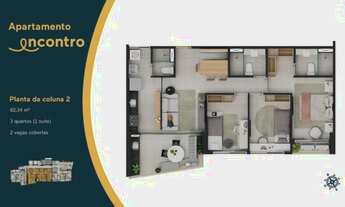 Imagem 3: Apartamento para venda no Les Amis Lagoa Nova em Natal/RN