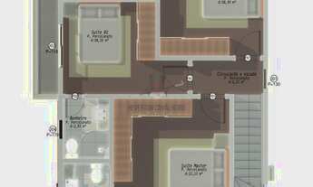 Imagem 4: CASA COM 3 DORMITÓRIOS TODOS COM SUÍTE. LANÇAMENTO NO BAIRRO INGLESES
