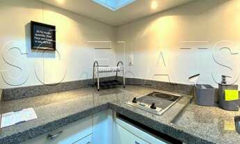 Imagem 4: Apto com serviços no Campo Belo, 01 dormitório e escritório reversível para segundo dormit