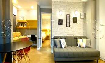 Imagem 7: Apto com serviços no Campo Belo, 01 dormitório e escritório reversível para segundo dormit