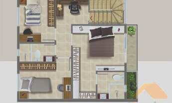 Imagem 3: Geminado para Venda em Joinville, São Marcos, 3 dormitórios, 1 suíte, 1 banheiro, 1 vaga