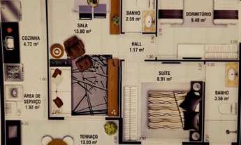 Imagem 3: PRAIA GRANDE - Apartamento Padrão - GUILHERMINA