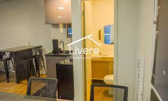 Imagem 6: Sala comercial de 42 m2, andar alto, Helbor Offices, completa infraestrutura para escritór