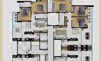 Imagem 6: Apartamento de 03 quartos, um suíte, 02 vagas de garagem no Bairro Estrela Sul - Juiz de F