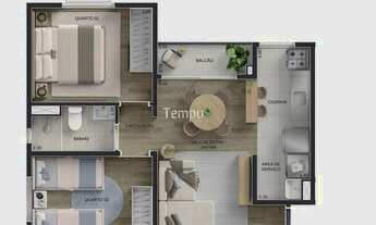 Imagem 7: NOW LAGUNA - Oportunidade! Apartamento com 2 Quartos no Parque Amazônia Goiânia/GO