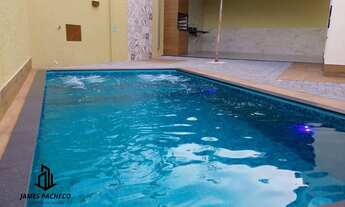 Imagem 2: Casa com 3 Quartos sendo 1 Suíte - Piscina - Setor Brisas da Mata