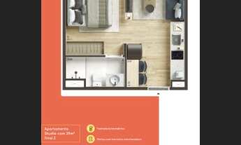 Imagem 2: Centro São Paulo - Apto 1 dorm com terraço a 254 mil