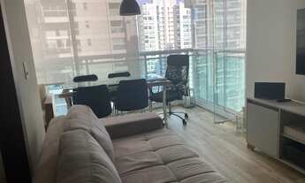 Imagem 6: Apartamento mobiliado para aluguel e venda possui 60 metros quadrados com 1 quarto