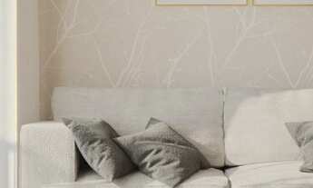 Imagem 5: Apartamento na planta com varanda 2 dormitórios sendo 1 Suíte