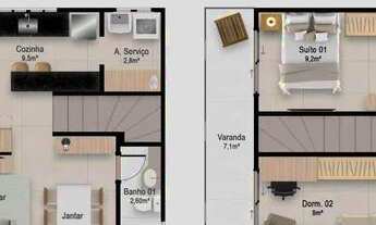Imagem: Casa de Condominio com 3 dormitorios, triplex
