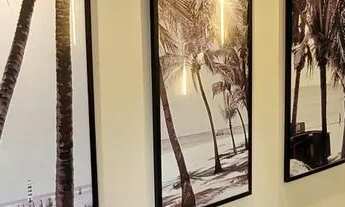 Imagem 4: Quarto e sala mobiliado vista mar