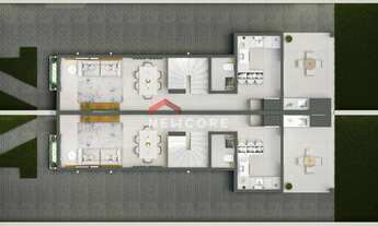 Imagem 3: Sobrado em Rua Doroteu Pereira de Matos - Nova Palhoça - Palhoça/SC