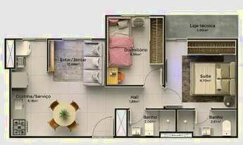 Imagem 2: Apartamentos modernos, em localização estratégica na Serraria, perto de tudo que você prec