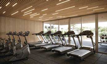 Imagem 4: Cobertura linear terraço coberto e descoberto vista para Praia do Pepê com 354 m², 3 stes