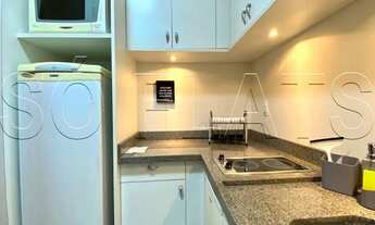 Imagem 3: Apto com serviços no Campo Belo, 01 dormitório e escritório reversível para segundo dormit