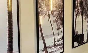 Imagem 5: Quarto e sala mobiliado vista mar