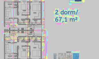 Imagem 4: Apartamento para Venda em Florianópolis, Saco Dos Limões, 2 dormitórios, 1 suíte, 2 banhei