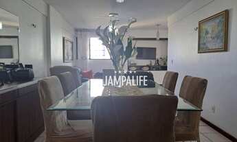 Imagem 5: Apartamento com 3 dormitórios para alugar, 110 m² por R$ 4.000,00/mês - Tambaú - João Pess