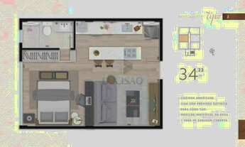 Imagem 5: Apartamento 1 Quarto à venda, 1 quarto, 1 suíte, 1 vaga, Funcionários - Belo Horizonte/MG