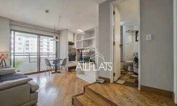 Imagem: Flat com 1 dormitório para alugar, 54 m²