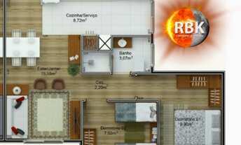 Imagem 4: Frente a Avenida Principal Apartamento 2 dormitórios Centro de Esteio de barbada!