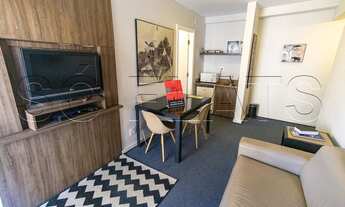 Imagem 4: Excelente flat totalmente mobiliado na Rua Tenente Negrão. Com entrada imediata e sem fiad