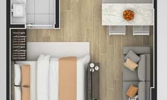 Imagem 7: Apartamento para venda com 20 metros quadrados com 1 quarto em Tarumã - Curitiba - PR