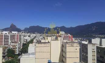 Imagem 3: Lindo apartamento em andar alto com vista Lagoa e dois irmãos