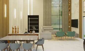 Imagem 2: Lindissima Casa 4 Suites no Alphaville 2 Area Gourmet c Piscina e Churrasqueira