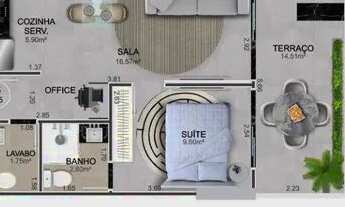 Imagem 5: Apartamento com 2 dormitórios/suíte à venda, 97 m² por R$ 577.000 - Vila Caiçara - Praia G