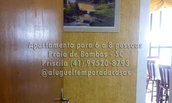 Imagem 6: JANEIRO Apartamento 6 a 8 pessoas, Praia de Bombas SC, 2 quartos com ar, churrasqueir