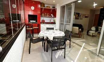 Imagem 5: Apartamento mobiliado com varanda e churrasqueira com 3 quartos sendo 1 suite