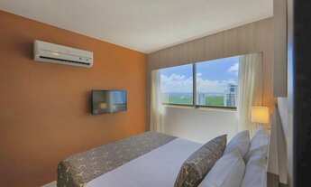 Imagem 6: OFERTA ÚNICA, FLAT MOBILIADO NO BEACH CLASS CONVENTIONS. ANDAR ALTO, LINDA VISTA!