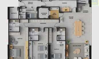 Imagem 5: Apartamento para Venda em Natal, Tirol, 3 dormitórios, 3 suítes, 5 banheiros, 4 vagas