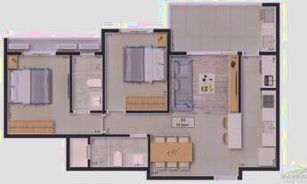 Imagem 5: Lançamento em Ubatuba, na praia do Itaguá, com 2 dormitórios, sendo 1 suíte, 500m da orla