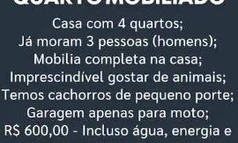 Imagem: Aluga-se quarto mobiliado