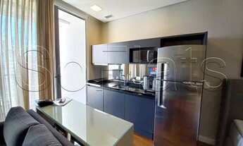 Imagem 3: Flat na Vila Olímpia, contendo 35m², 1 dormitório e 1 vaga a menos de 1 quarteirão da Av F