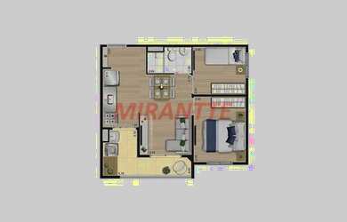 Imagem 3: Apartamento de 42m² com 2 quartos em Vila Mazzei