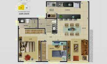 Imagem 4: Apartamento à venda, 2 quartos, 1 suíte, 2 vagas, Manacás - Belo Horizonte/MG