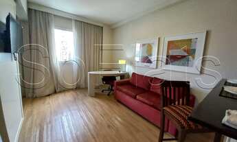 Imagem 2: Flat Condomínio Metrópolis para locação com 32m² contendo 1 dormitório e 1 vaga de garagem